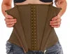 New Arrival Breathable Fashion High Compression Fajas Waist Cinchers Tummy Control Corset Body Shaping Steel Bones Front Logo