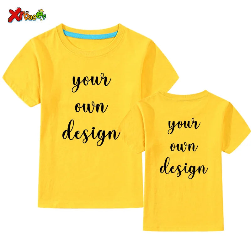 Custom Long Sleeves Shirt Kids Personalized Photo Shirt Children T-Shirt Name Clothing Girl Boy Shirt Toddler Logo Design Shirt