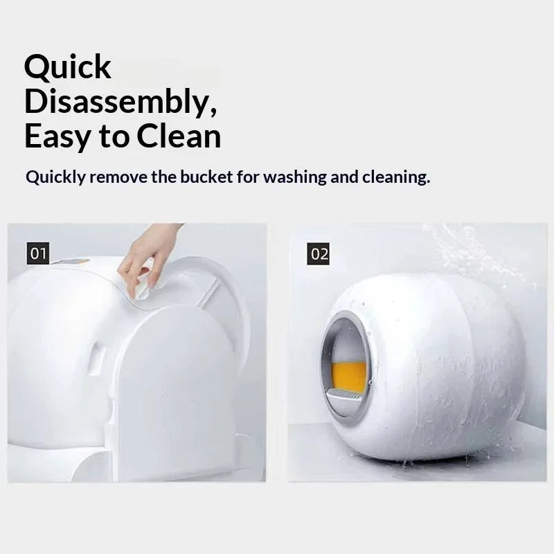 2026 Hot Sale EU Stock Direct Dispatch Smart Cat Toilet Electric Self-Cleaning