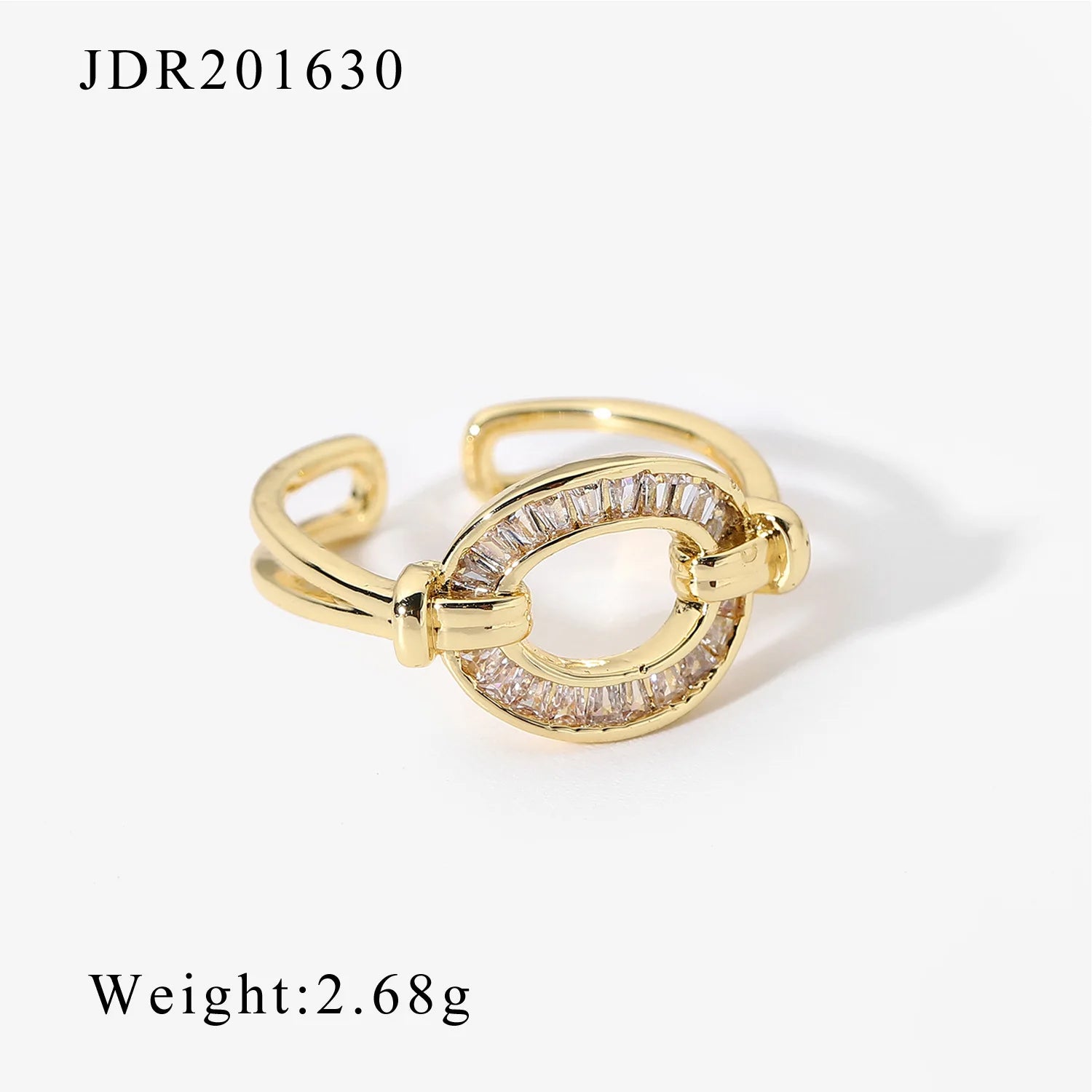 YW High Quality New Style Jewelry Zircon Ring Opening Retro Wholesale Rings for Women