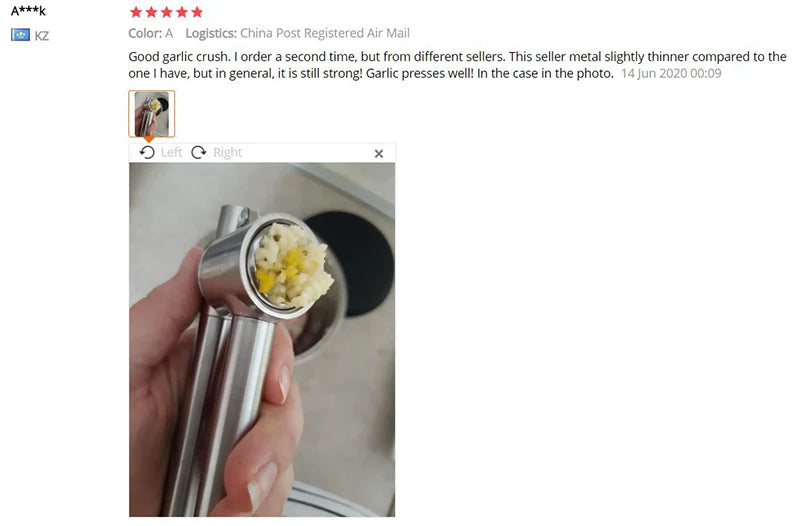 Super Stanless Steel Hand Squeeze Juicer Garlic Press Crusher Ginger Squeezer Slicer Masher Kitchen Gadgets