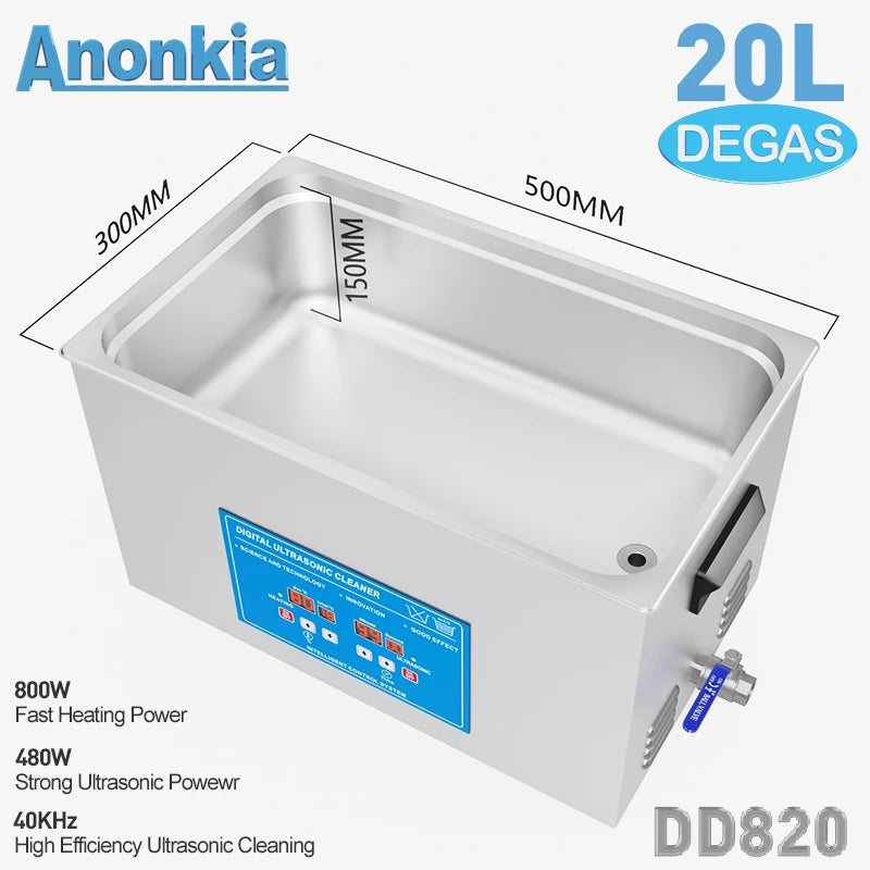 22L Industrial Ultrasonic Cleaner Automotive Ultrasonic Engine Parts Cleaning Machine