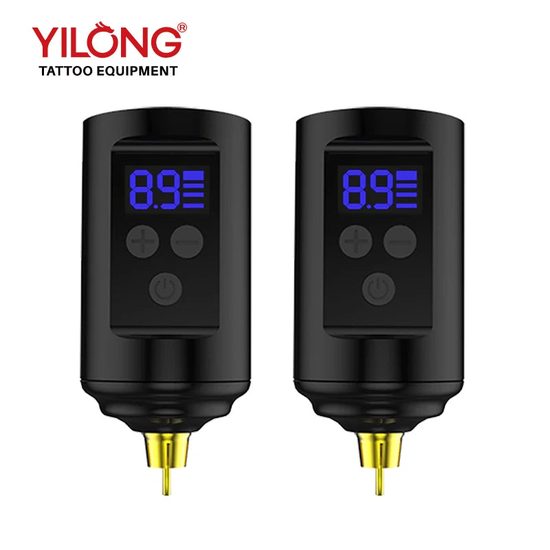 RCA DC Yilong/OEM Model 1600255 Plastic Battery Wireless Tattoo Power Supply Digital Permanent Makeup Accessory Charging