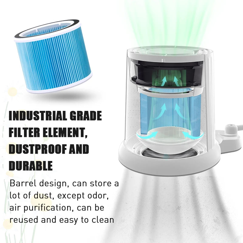 2025 AT-NDC-025 Low Noise Strong Power Beauty Nail Dust Vacuum Dust Collector for Nails Salon