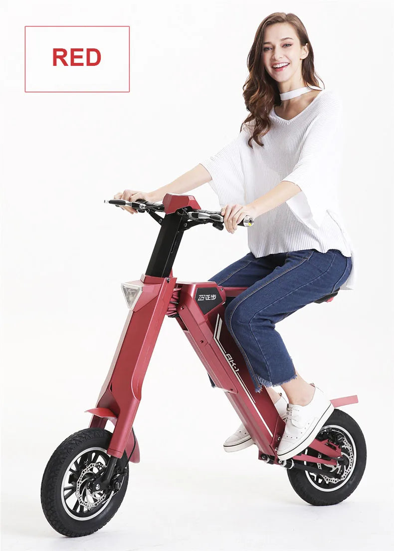 12inch electric bike 240w motor smart electric scooter 48V lithium battery smart folding electric bicycle to cycling ebike