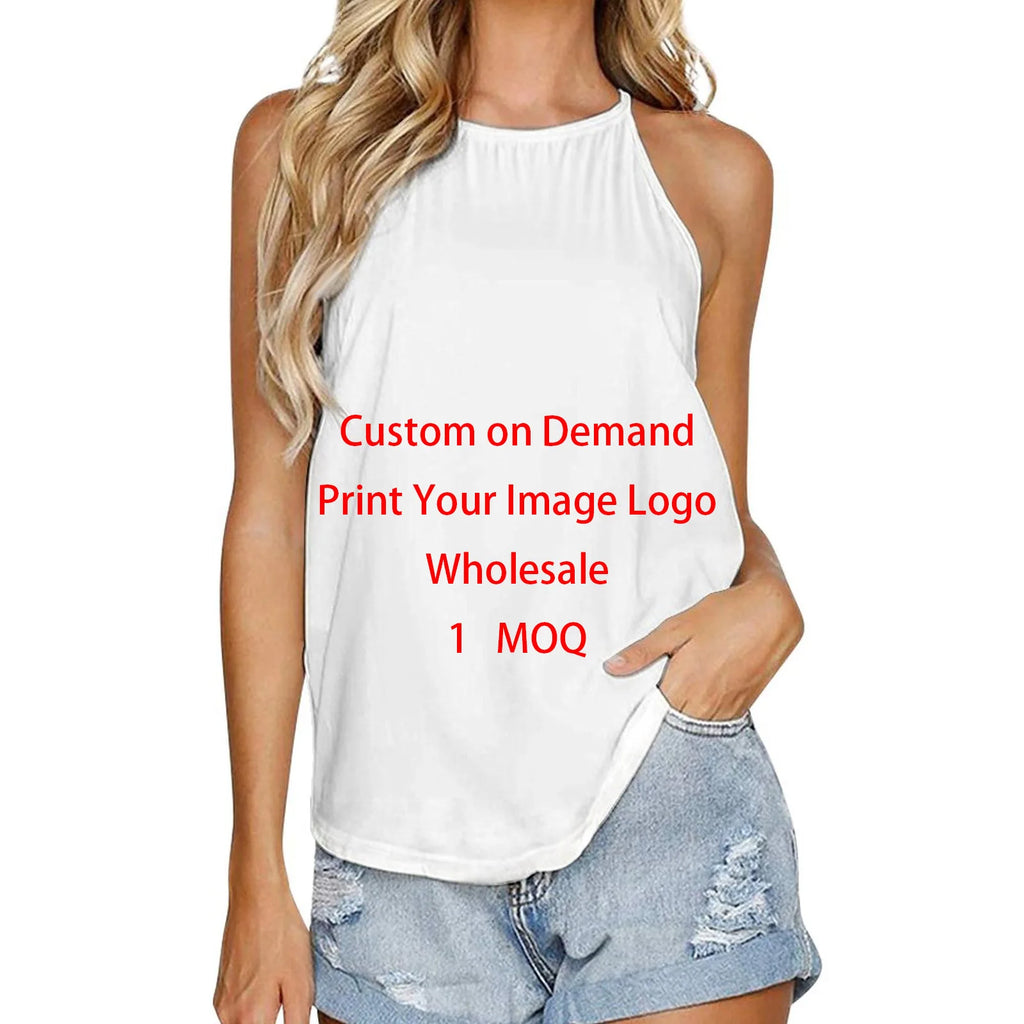 Polynesian Tribal Design Women Vest Summer Casual Sleeveless t Shirt Custom Print Plus Size Polyester Cotton tank Tops