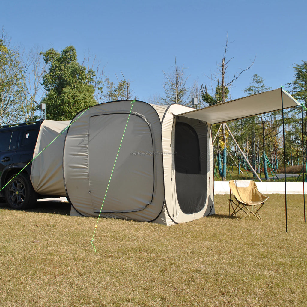 Car Tent Waterproof Tent, Car Tailgate Tent,Pop Up Car Rear Tent, SUV Tent Camping Car Tents for Campers Multipurpose Truck Tent