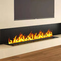 800 mm Steel Insert Remote and Button Control Modern Indoor Decor Electric Steam Fireplace with 3D Vapor Effect for Hotel Use