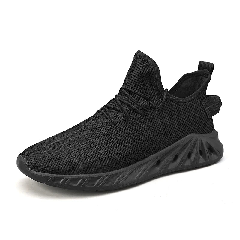 Men's Road Running Minimal Shoes Jogger Jogging Sneakers Track Trail Stretch Fabric Air Mesh Athletic Low-top Sport Light-weight