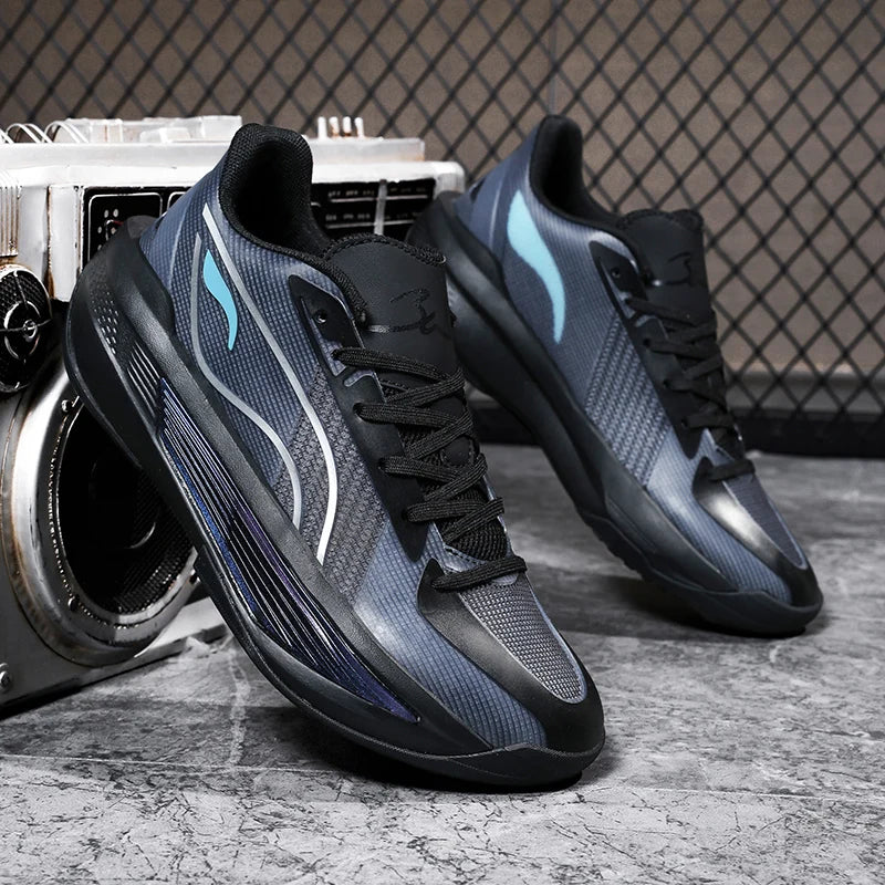 Lightweight High-Performance Indoor Outdoor Basketball Shoes Breathable Mesh Cushioning Shock Absorption Durable Rubber Outsole