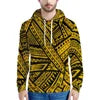 Men's Hoodies Custom Blue Polynesian Pohnpei Tribal Designer Sweater Boy Casual Oversized Hoodies Sweater