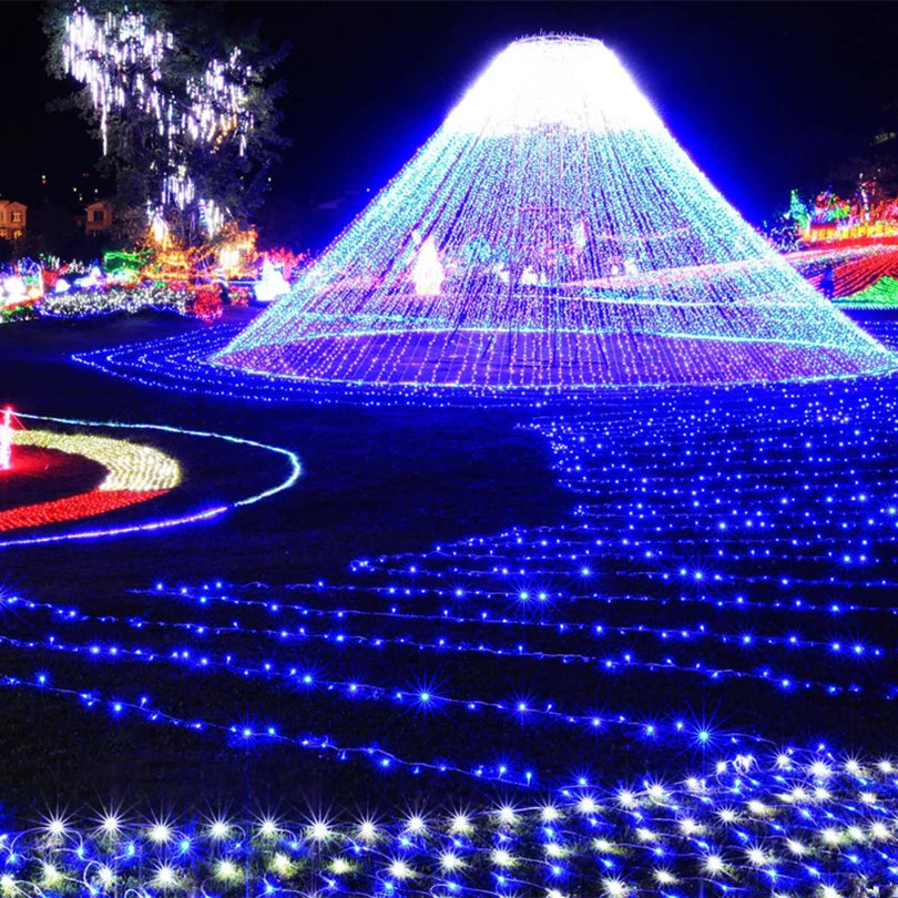 Outdoor LED String Lights Garland 2M 10M Waterproof Fairy Light Festoon Lamp Wedding Party Holiday Gardening Decoration Light