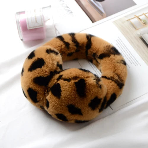Natural 100% Rex Rabbit Fur Earmuffs Women Fashion Men Warm Russia Winter Real Fur Earmuffs Children Ear Cover fur Earlap Girl