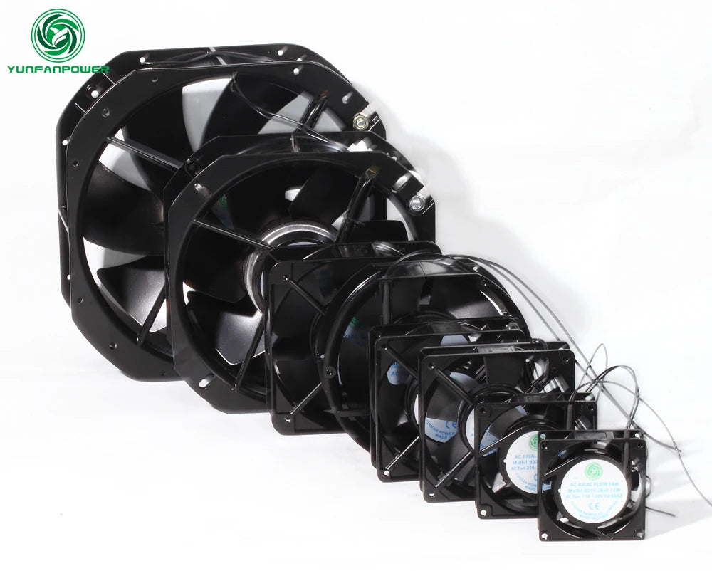 225mm Metal Blade AC Cooling Fan/ac Axial UPS Fan /22580 mm 9inch 380v Volt Fan