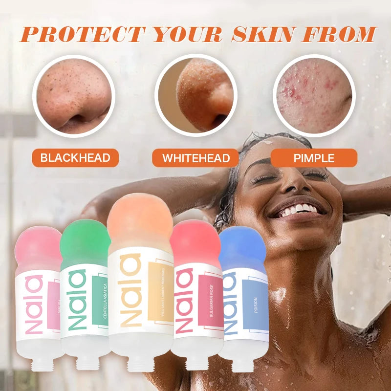 w Bathroom Replaceable Healthy Vitamin C Shower Head Filter Cartridge Multiple Fragrance Water Shower Filter