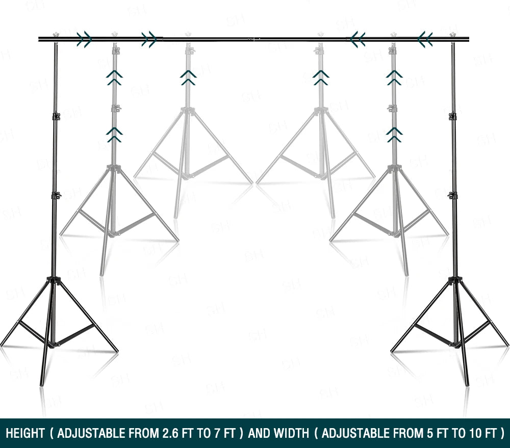 Background Stand Photography Photo Video Studio Backdrop Background Stand Party Accessories Telescopic Backgrounds Studio Photo