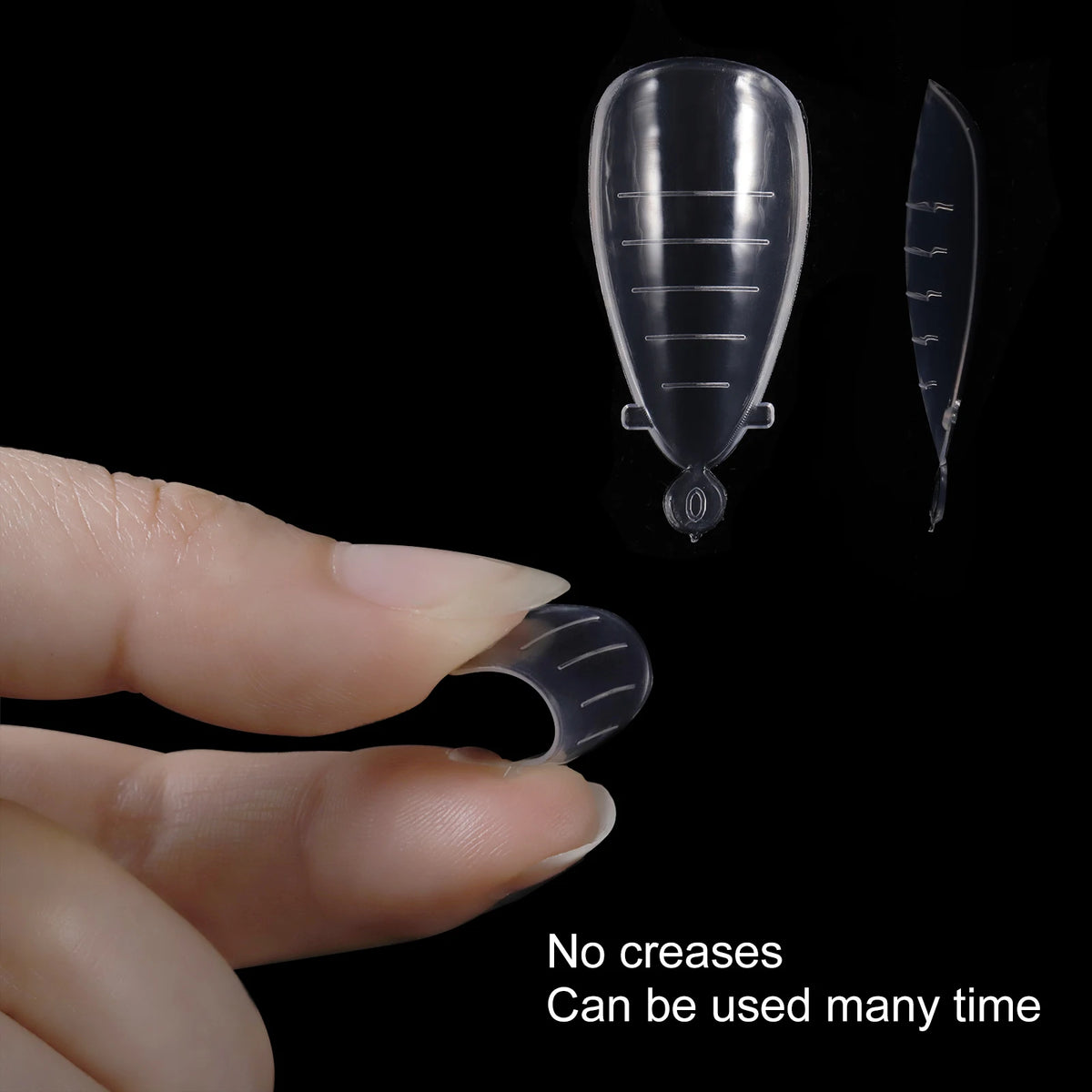 BNG Top Forms for Nails Dual Forms Nails Forms for Extension Full Cover Quick Building Gel Mold Tips Poly Nail Gel Mold