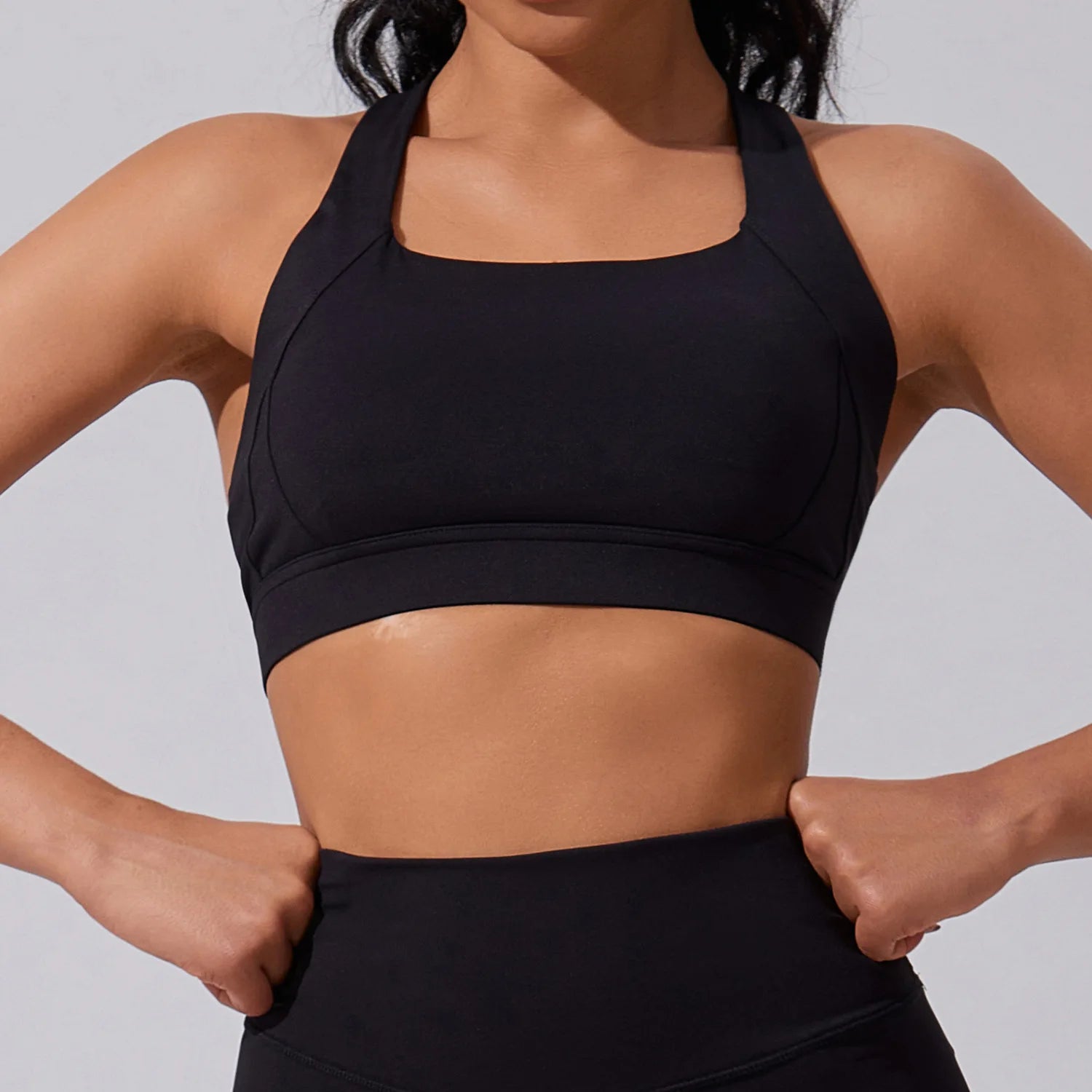 OEM 5 Piece Sets Women's Seamlesss T Shirt Yoga Set Biker Shorts Long Top Gymwear Sports Bra Apparel Gym Leggings Gym Clothes