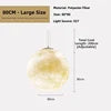 Nordic Internet-famous Chandelier Bar Atmosphere Light for Living Room Planet Moon Hanging Chandelier Middle LED Iron 2-Year