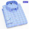 Men Fashion Spring Autumn New Style Printing Shirts Long Sleeve Lapel Collar Button Slim Tops Clothes Casual Shirt