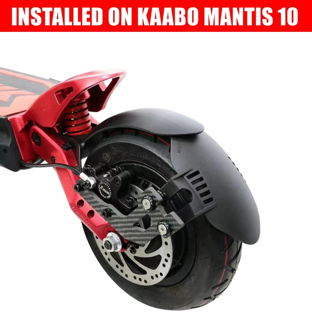 Upgraded Fender With Carbon Fiber Bracket for ZERO 10X Kaabo Mantis 10 Dualtron Electric Scooter Mudguard Wheel Cover 11 10 Inch