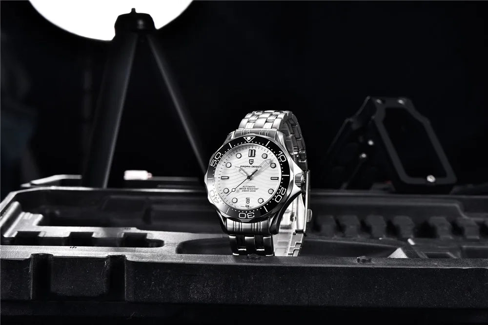 PAGANI DESIGN 2026 New Top Brand Luxury Automatic Watch Men AR Sapphire crystal Mechanical Wristwatch Men Miyota 8215 Movt Clock