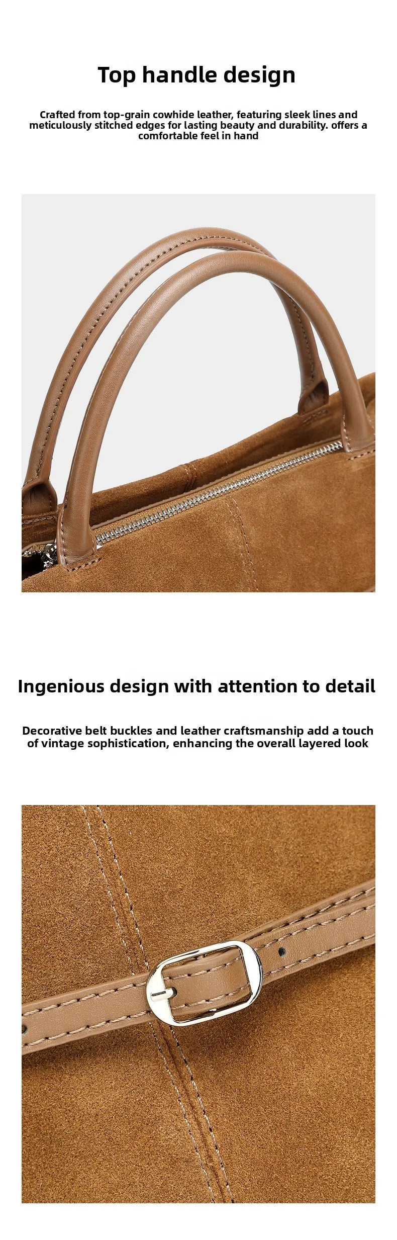 Maillard Fashion Matte Leather 2025 New Large Capacity Single Shoulder Handbag Crossbody Bag Tote Genuine Leather Women's Bag