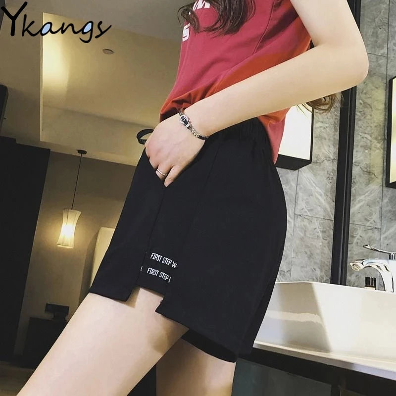 Pocket Casual Denim Shorts Summer Retro Blue Cargo Port Loose Big Pocket Thin Fashion Washed Five Point Casual High Waist Shorts