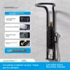 Wayon Luxury Brass Hotel Use Wall-Mounted Shower Set with Waterfall  Rain Spray Patterns Modern Design SPA Shower for Bathroom