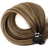 2026 Haiyi Straight K Tip Hair Prebonded Raw Cuticle Aligned Human Hair Extension K Tip Hair