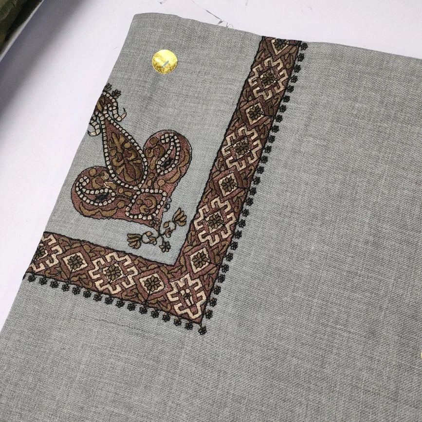 Embroidered Pashmina Shemagh Omani Keffiyeh Scarf  Yashmagh Shawl 40x40inch  Children's Shawl