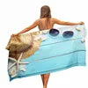 Wholesale 75*150CM Quick Dry Large Bath Towel Sand Free Towel Beach Cotton Microfiber Beach Towel With Logo Custom Print