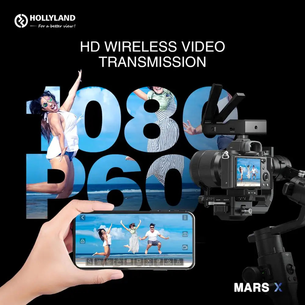 Hollyland Mars X Wireless Video Transmission 300ft HD-MI 1080P HD  Transmitter Camera Photography Accessories