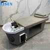 KISEN Salon Furniture Professional Head Spa Salon Station With Head Spa Equipment Massage Table Shampoo Basin Hair Wash Bed
