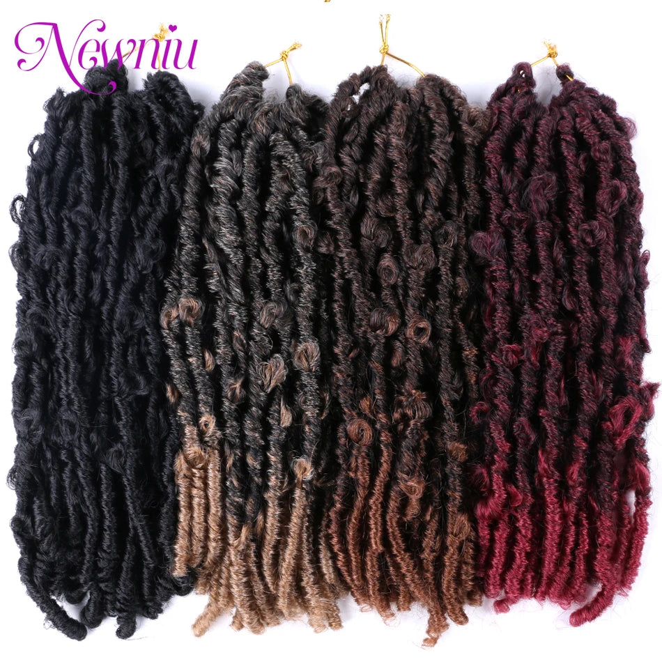 Butterfly Locs Crochet Braids Hair Synthetic Dreadlocks meche Faux Locs Crochet Hair Extensions for women braiding hair