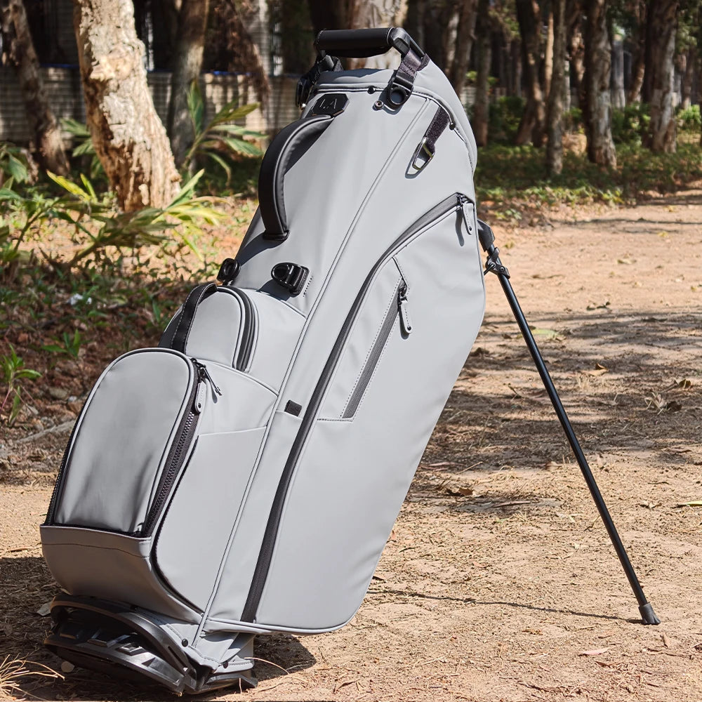 ASL GOLF 6-Way PU Leather Lightweight Waterproof Green Black Gray Blue Golf Stand Bag-American Customers Get Your Bags in 7 Days