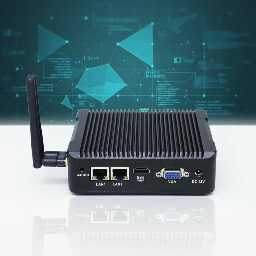 Nano Industrial Mini PC N3  J1900 CPU  Quad Core 2.0GHz Cloud Computer with USB/VGA