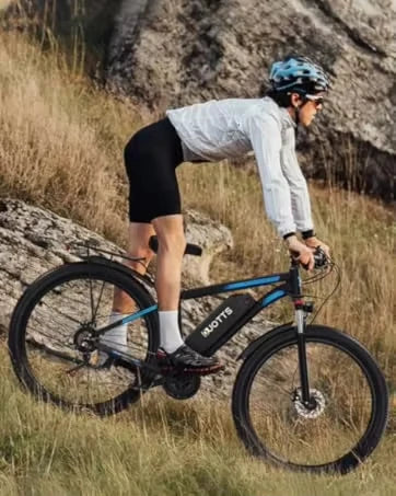 Duotts C29 21-Speed Off-Road City E-Bike with Full Aluminum Frame Shock Absorbers Brushless 250W 65nm Dual Lithium Batteries