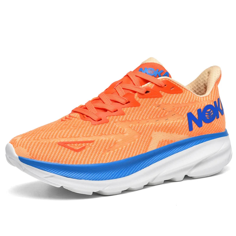 Road Running Minimal Shoes Men's Women's Sneakers Jogger Jogging Platform Stretch Fabric Mesh Athletic Low-top Lace up