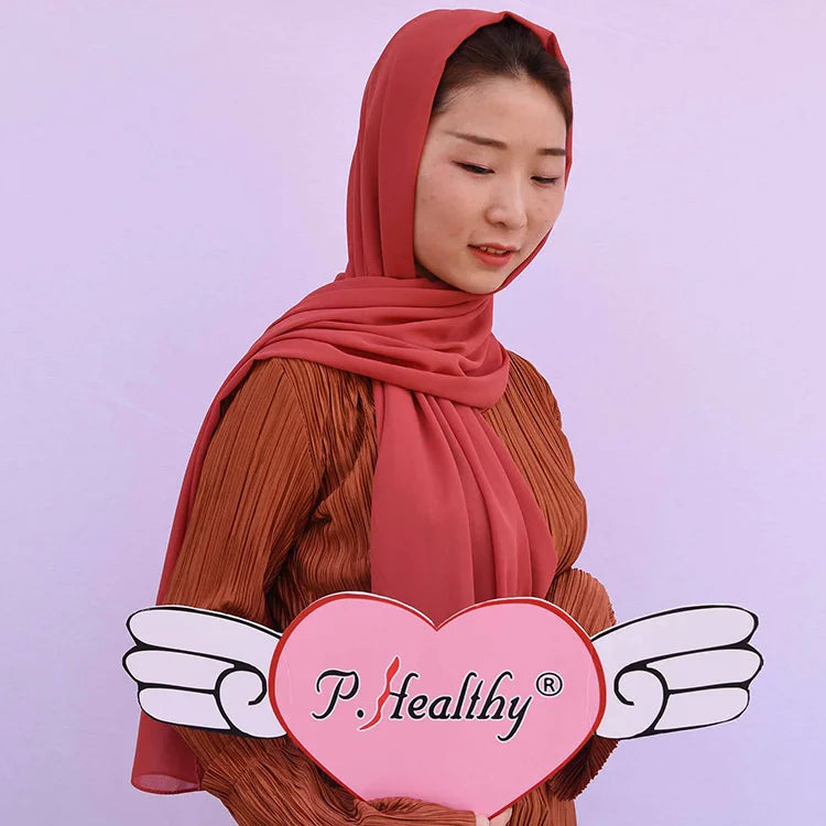 2021 Monroe Chiffon Hijab Solid Color Silk Scarf Gift Set Summer Satin Edge Scarf White Chiffon Hijab