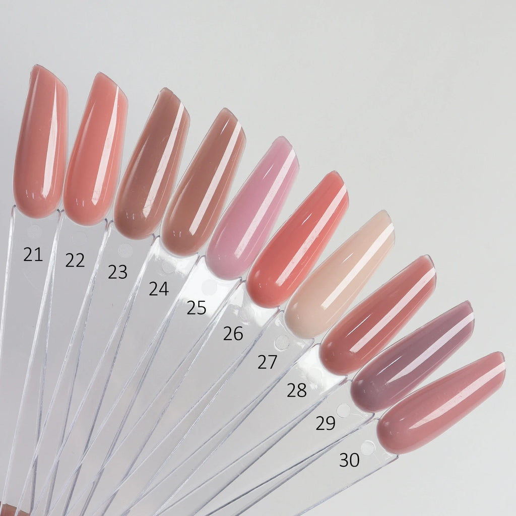 Lehchis 15ml Nude UV Gel Nail Polish Soak off French Nail Camouflage Base Halal Certified for Salon Art Use Customizable Logo