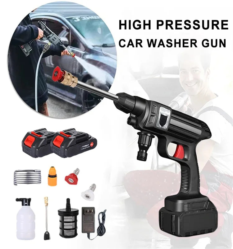 Factory Wholesale  High Pressure Car Washer Spray Water Gun 20000mAh Battery Foam Generator Car Washing Machine