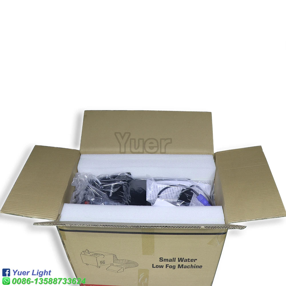2000W Water Low Fog Machine Water Base Fog Machine Low Lying Dry Ice Effect With Water Tank Stage Equipment For DJ Party Show