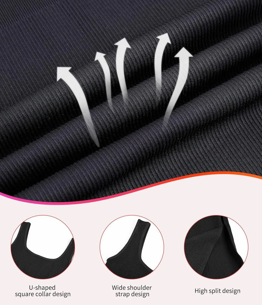 Wholesale shapewear dresses 2 in 1 Tummy Control built in shapewear maxi dress With shapewear dress for Women