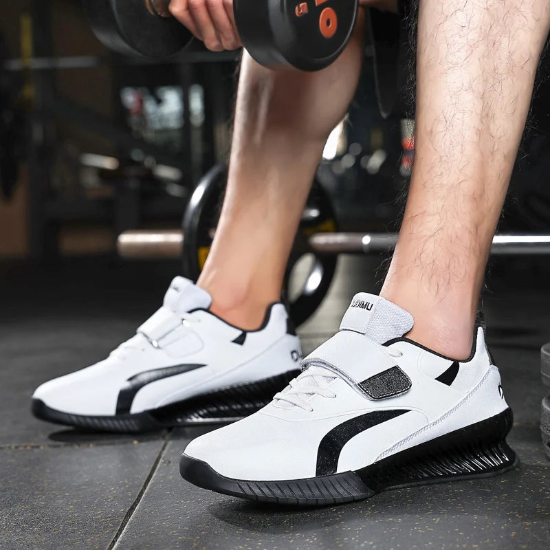 Custom Logo Sports Training Shoes Male Comfortable Lace-up Wrestling Shoes Boots Sneaker Professional Boxing Shoes