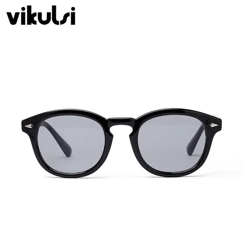 Johnny Depp Smalll Round Sun Glasses Brand Designer Rayeds Sun Glasses Female Outdoor Tony Stark Men Sun Glasses Oculos de sol