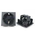 Europe socket embedded industrial outlet Inverter output socket EU universal electrical Russia,South Korea AC power connector16A