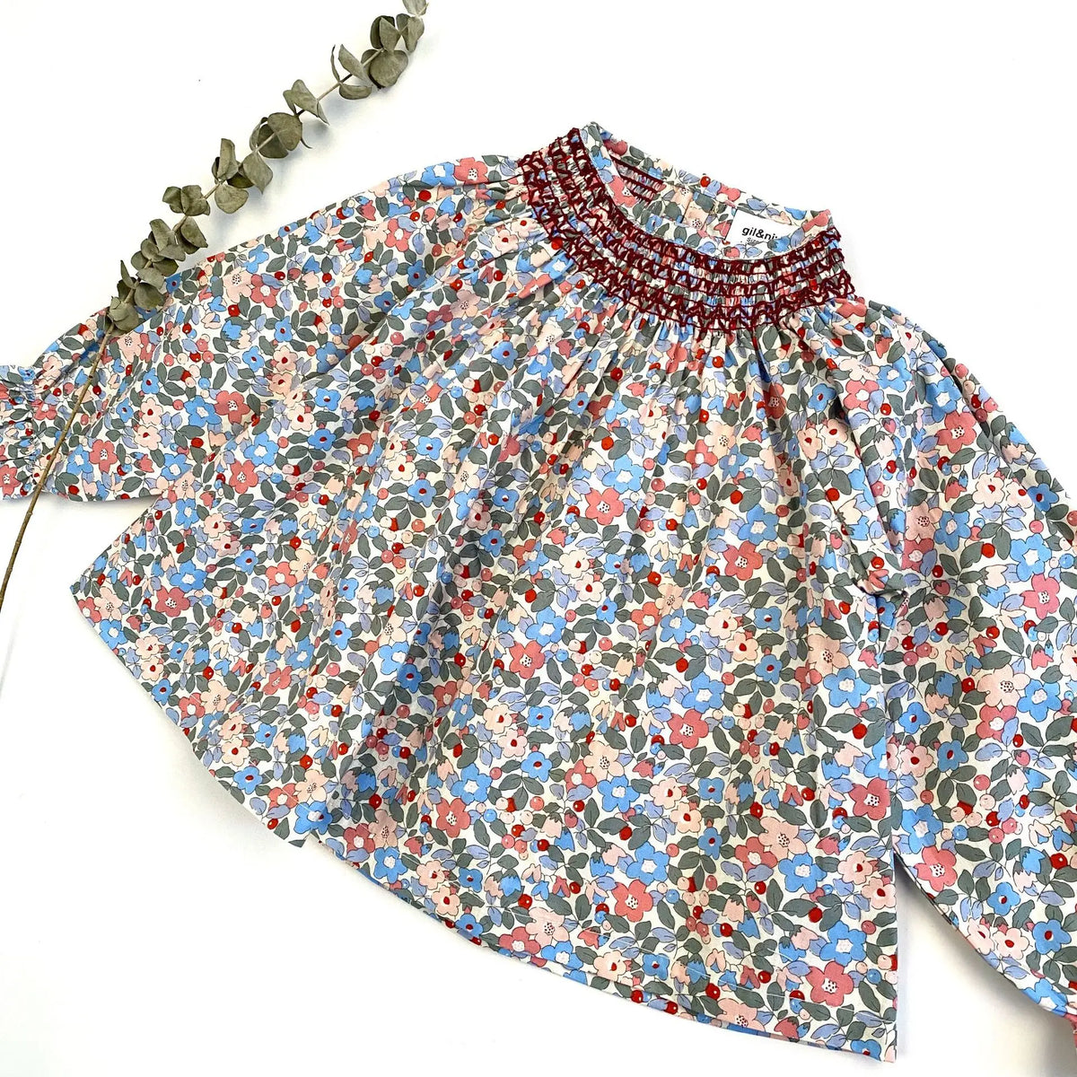 Autumn Spring Children Clothing Toddler Baby Girls Clothes Cotton Long Sleeve Flower Embroidery Baby Girls T-shirt Kids Shirt