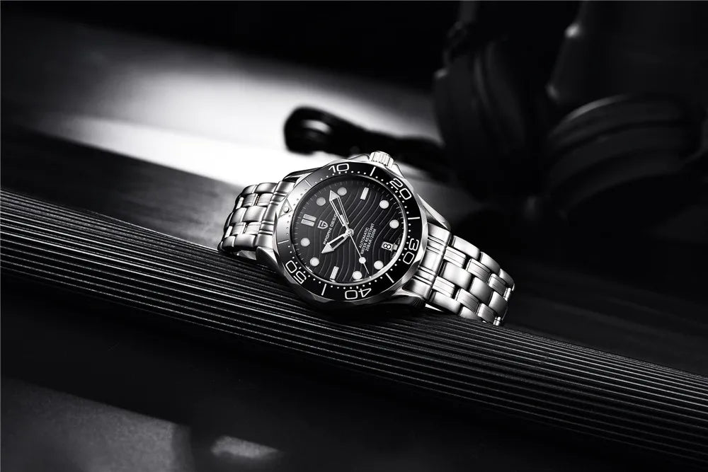 PAGANI DESIGN 2026 New Top Brand Luxury Automatic Watch Men AR Sapphire crystal Mechanical Wristwatch Men Miyota 8215 Movt Clock
