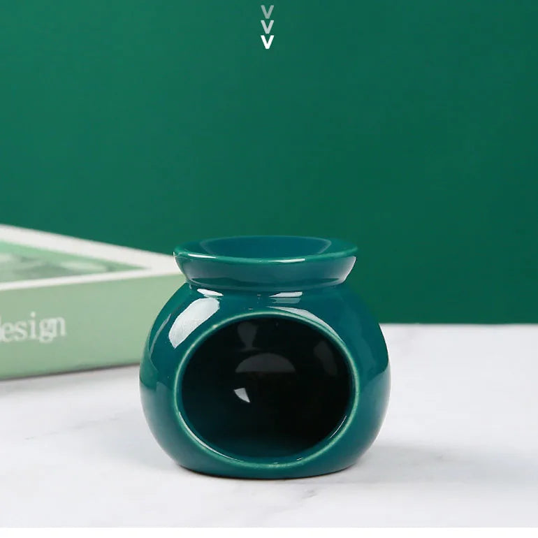 Home Decor Gifts Aroma Essential Warmer Aromatic Fragrance Lamp for Perfume Wax Melt Burners Tealight Holder Ceramic Oil Burner